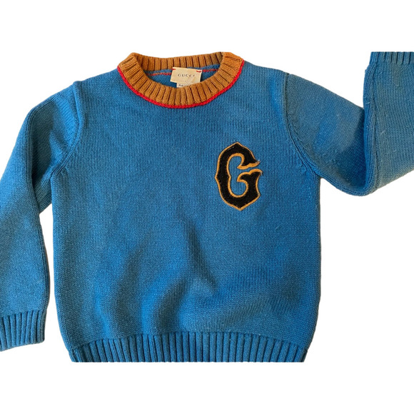 GUCCI 🇮🇹 knit sweater 🇮🇹made in Italy 🇮🇹 💯 Wool  🇮🇹Youth Small - Picture 12 of 12